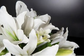 Aranjament floral design LUX ETERNITY ROUND LILIUM