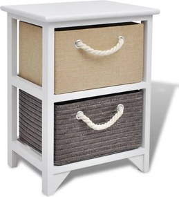 vidaXL Noptieră din lemn