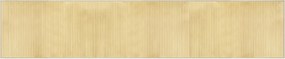 vidaXL Covor dreptunghiular, natural deschis, 60x300 cm, bambus