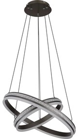 Lustră LED dimabilă pe cablu Globo 67314-60H GROUNI LED/60W/230V + telecomandă