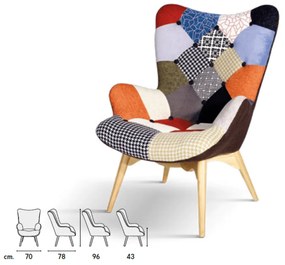 FOTOLIU PATCHWORK RELAX - PATCHWORK MULTICOLOR