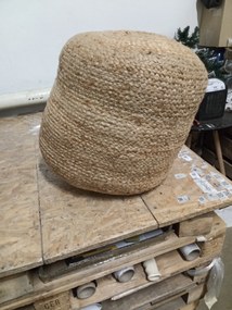 OFERTA taburet bej din iuta POEF II. calitate