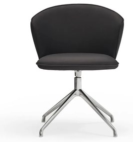 Set de scaune de sufragerie negru 2 buc. tapițat Add – Teulat