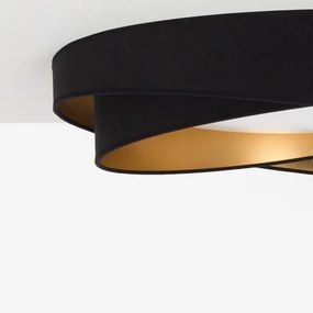 BRILAGI- Plafonieră LED VELVET TWIST LED/24W/230V 4000K Ø 55 cm negru/auriu