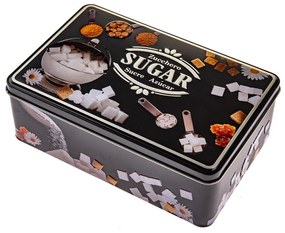 Recipient din metal pentru zahăr Black3D – Dakls