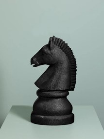 Decorațiune cal de șah din rășină, H43,5 cm