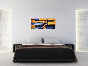 Tablou picturii abstracte (120x50 cm)