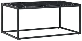 Masă de cafea DELAND (MDF) (negru cu efect marmură). 1018602
