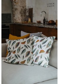 Față de pernă din in 50x50 cm Golden Fall – Linen Tales