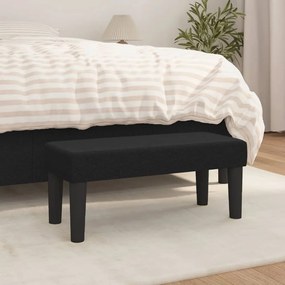 vidaXL Bancă, negru, 70x30x30 cm, textil
