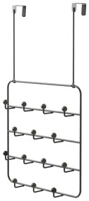 Cuier de ușă negru/în culoare naturală din metal 36 cm Estique – Umbra