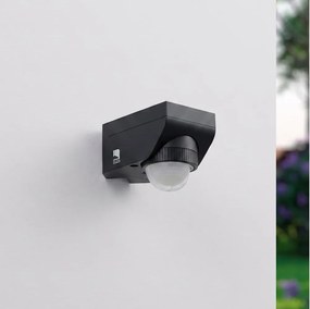 Eglo 97467 - Senzor exterior de mișcare și de crepuscul DETECT ME 4 12 m negru IP44
