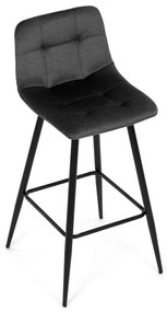 Set de scaune de bar B-X7015 GREY2, 4 buc