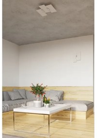 Plafonieră FABIANO 3xE27/60W/230V alb/crom