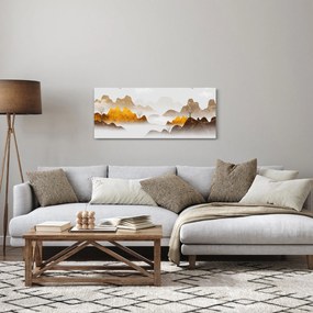 Tablou - Munții în ceață (120x50 cm)