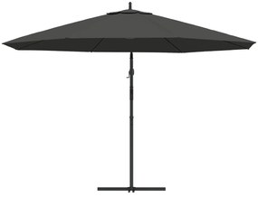 Umbrela suspendata cu stalp din aluminiu, 350 cm, antracit Antracit