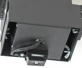 Set de 12 spoturi îngropate negre GU10 orientabile fără rama - Oneon