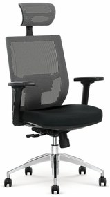 Scaun de birou Admiral negru gri