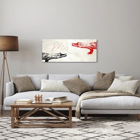 Tablou - Crocodili (120x50 cm)