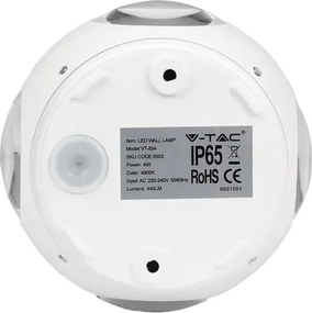 Lampa led perete 4w ip65 3000k alb cald