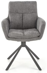 Scaun de bucaterie Leary, gri