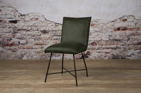 Scaun piele artificiala Trofa verde