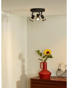 Lucide 11903/15/30 - Lampa spot LED JASTER-LED 3xGU10/5W/230V neagra