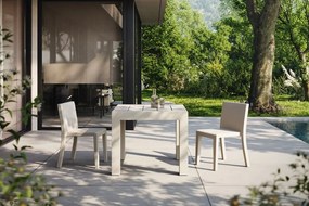 Masa de exterior / interior design modern premium JUT TABLE 90x90cm 44410 Vondom
