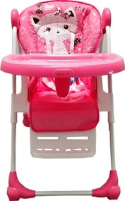 Scaun de masa pentru copii si bebe Baby Care™ CC reglabil in 3 trepte, Pliabil, Centura de siguranta, Sezut comfortabil, Masuta detasabila, Pozitie