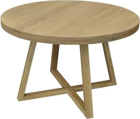 Masă lemn masiv Dining Ruben Rotundă Stejar