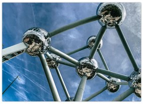 Tablou- atomium la Bruxelles (70x50 cm)