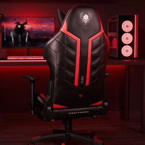 Scaun de gaming Diablo X-Ray 2.0 King Size: Negru-Roșu