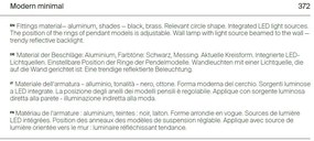 Aplica LED de perete design modern Rim negru 60cm