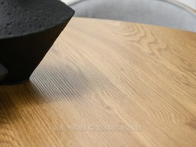 Masă de sufragerie Bird (stejar + negru). 1111740