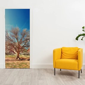 Fototapet pentru ușă - Copac în deșert (95x205cm)