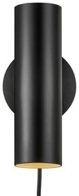Spot de perete DFTP by Nordlux MIB 1xGU10/8W/230V negru