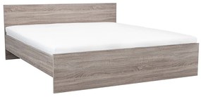 Pat dublu Miami fără cadru de pat 180x200 cm stejar York-stejar York