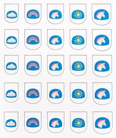 Set creativ Magical Unicorn – Nail stickers – Rex London