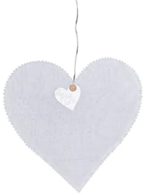 Räder Inima ornamentala suspendata Culoare Alba / LED, HEARTLIGHT