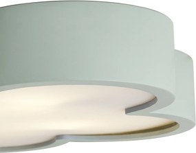 Plafonieră pentru copii verde cu alb - Lucille