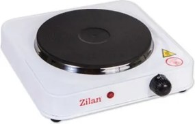 Plita electrica ZILAN Alb ZLN2173, 1500 W, 26 x 26 x 9.5 cm, 1 arzator, cu 5 trepte de reglaj,