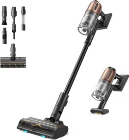 Aspirator vertical fara fir Dreame Z20 VZV16A, 715 W, 250 AW, 140.000 rpm, 3 viteze, 0,6 L, 90 min, HEPA H14, LED, Motor fara perii, Negru