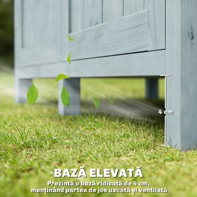 Outsunny Dulap de Exterior, Depozitare pentru Unelte cu 2 Rafturi | Aosom Romania