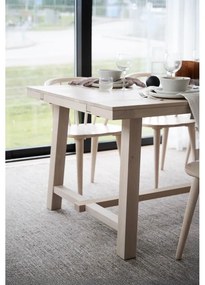 Masă de dining din lemn de stejar lăcuit Rowico Brooklyn, 220 x 95 cm, mat