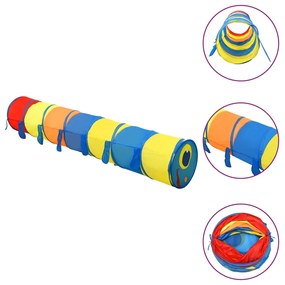 Tunel de joaca pentru copii, multicolor, 245 cm, poliester