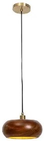 Lustra din lemn de salcam ALVA 25cm