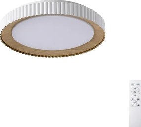 BRILAGI - Plafonieră LED dimabilă NEXO, 48W, 230V, 3000–6000K, albă, Ø 43 cm, cu telecomandă