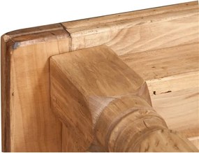 Masa extensibila, L250(380) 100 H80 cm, culoare natur antic, lemn masiv
