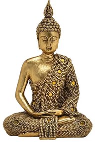 Statueta Buddha aurie 13x19x9 cm