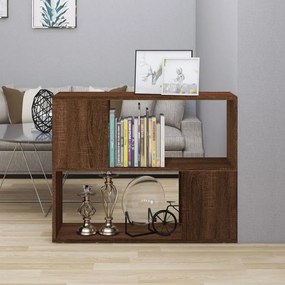 vidaXL Bibliotecă/Separator de cameră, stejar maro, 80x24x63 cm